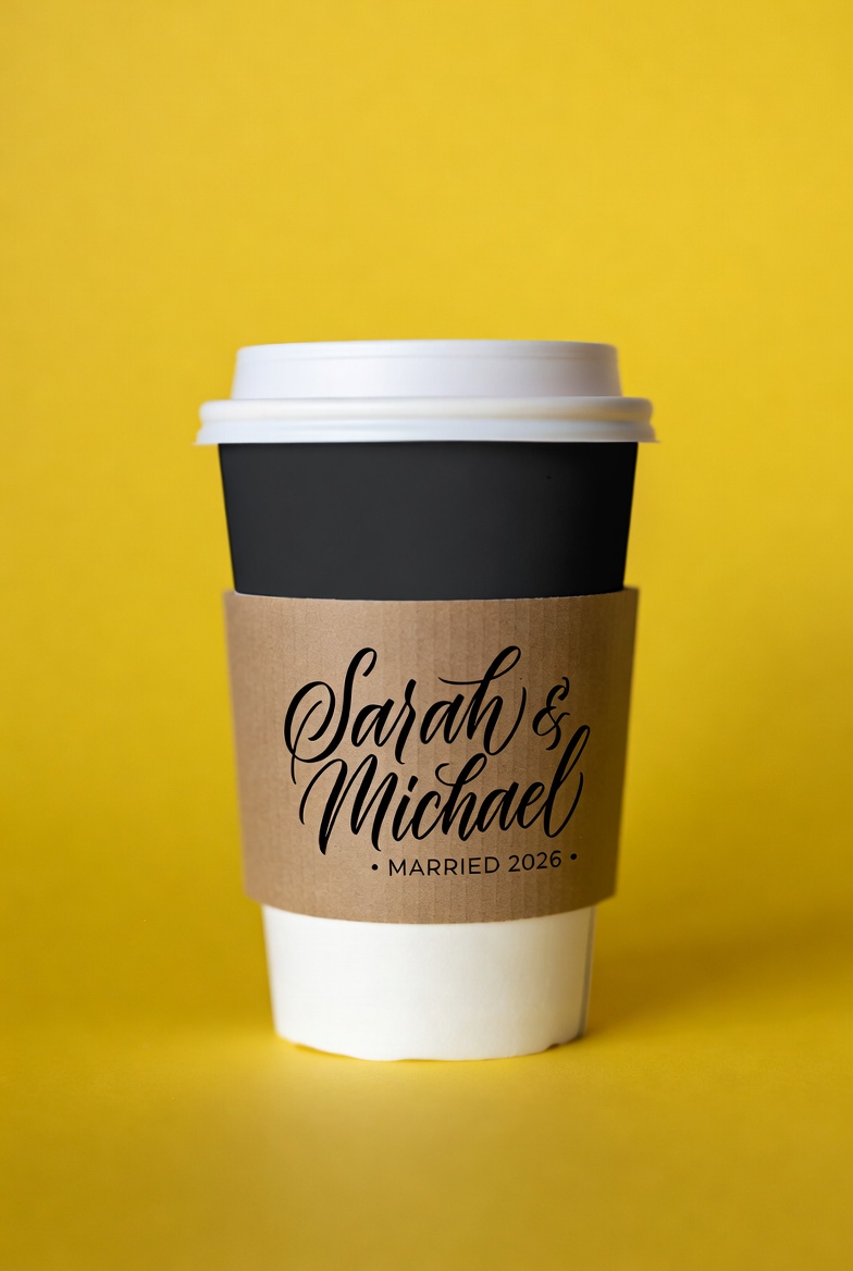 Custom birthday cup sleeve — Happy 30th Birthday Alex